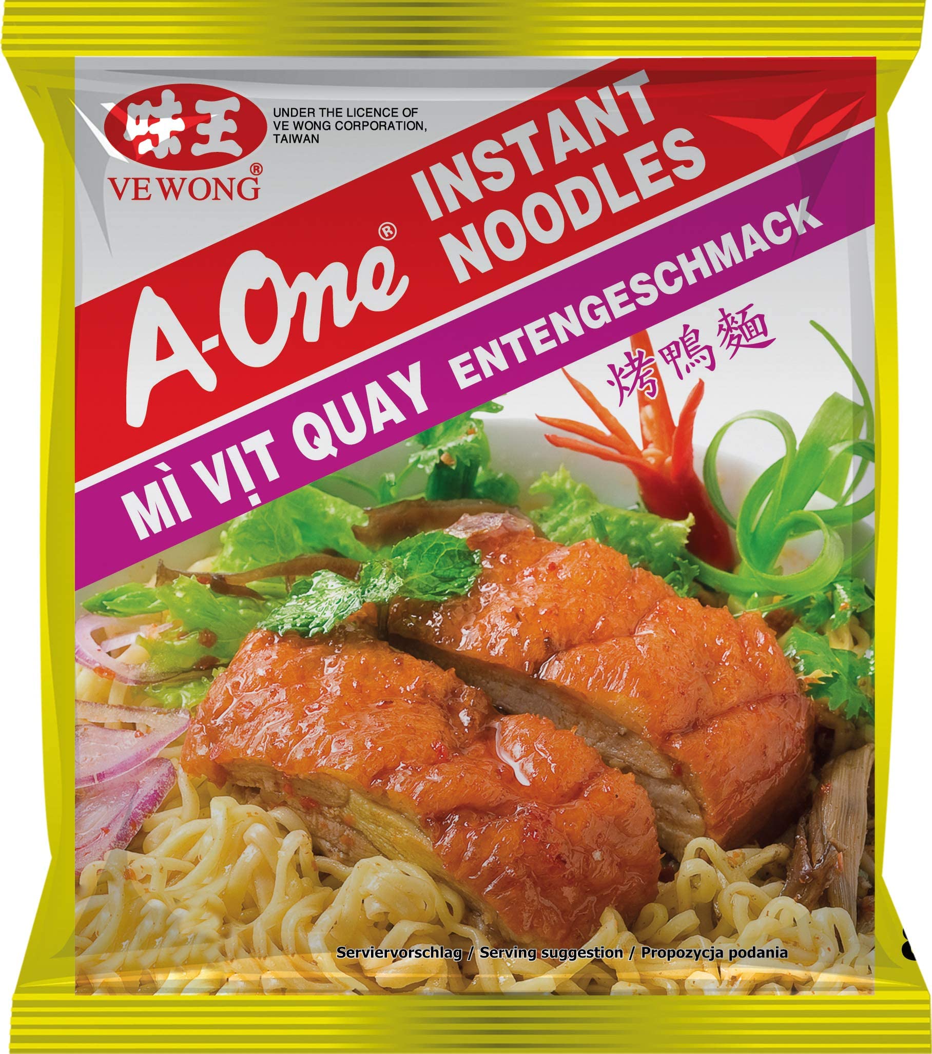A-ONE Instantnudeln, Ente Geröstet, 85g