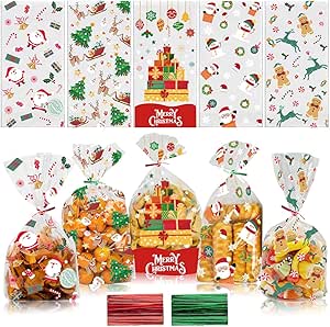 JOICEE Lot De 120 Sachets De Bonbons En Cellophane De No L