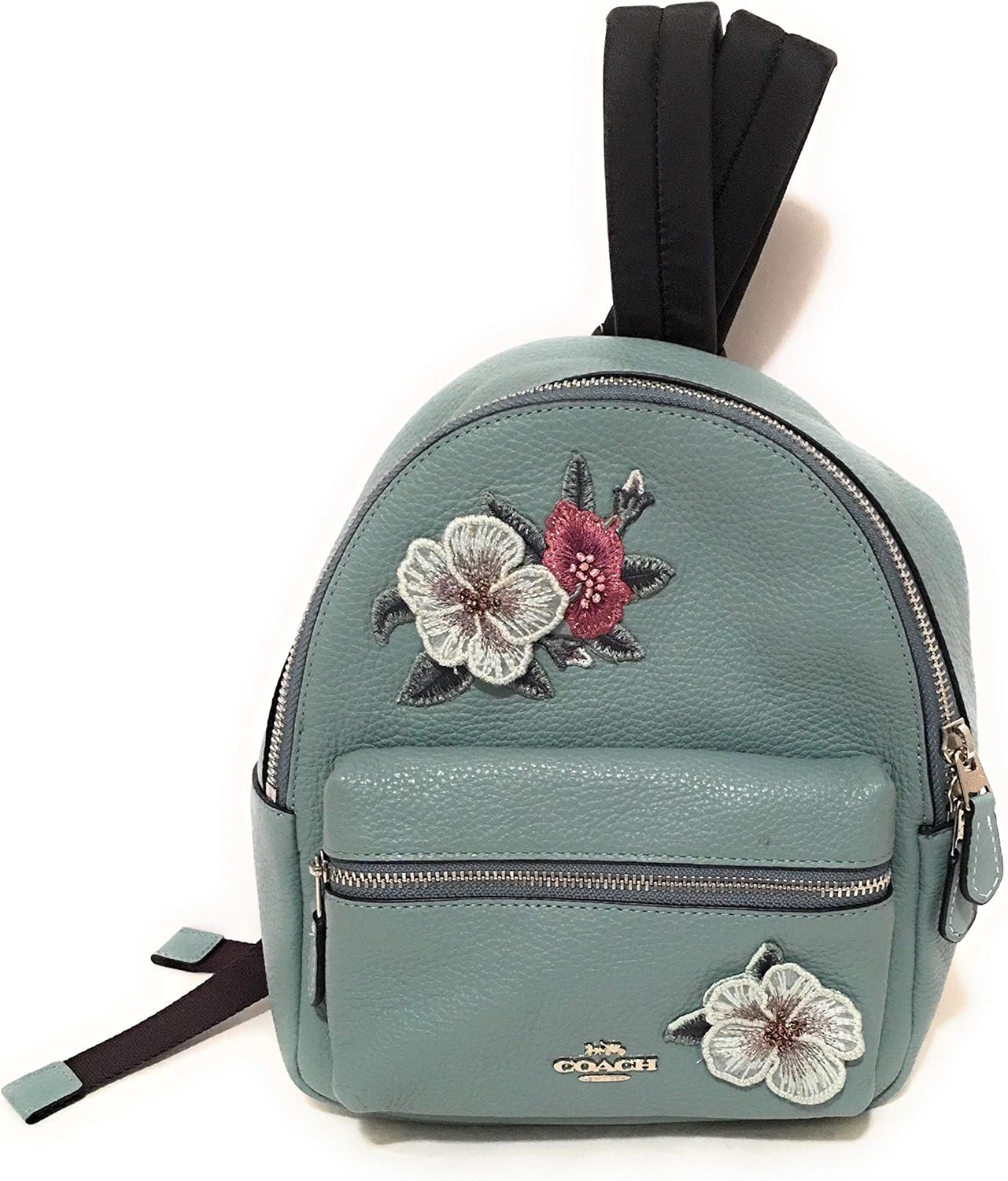 coach floral mini backpack