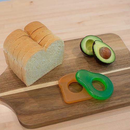 Miniatura 19 de Dr. Brown's AquaCool - Mordedor lleno de agua, juguete refrescante para bebés para encías doloridas, formas de tostadas de aguacate, sin BPA, 9.8