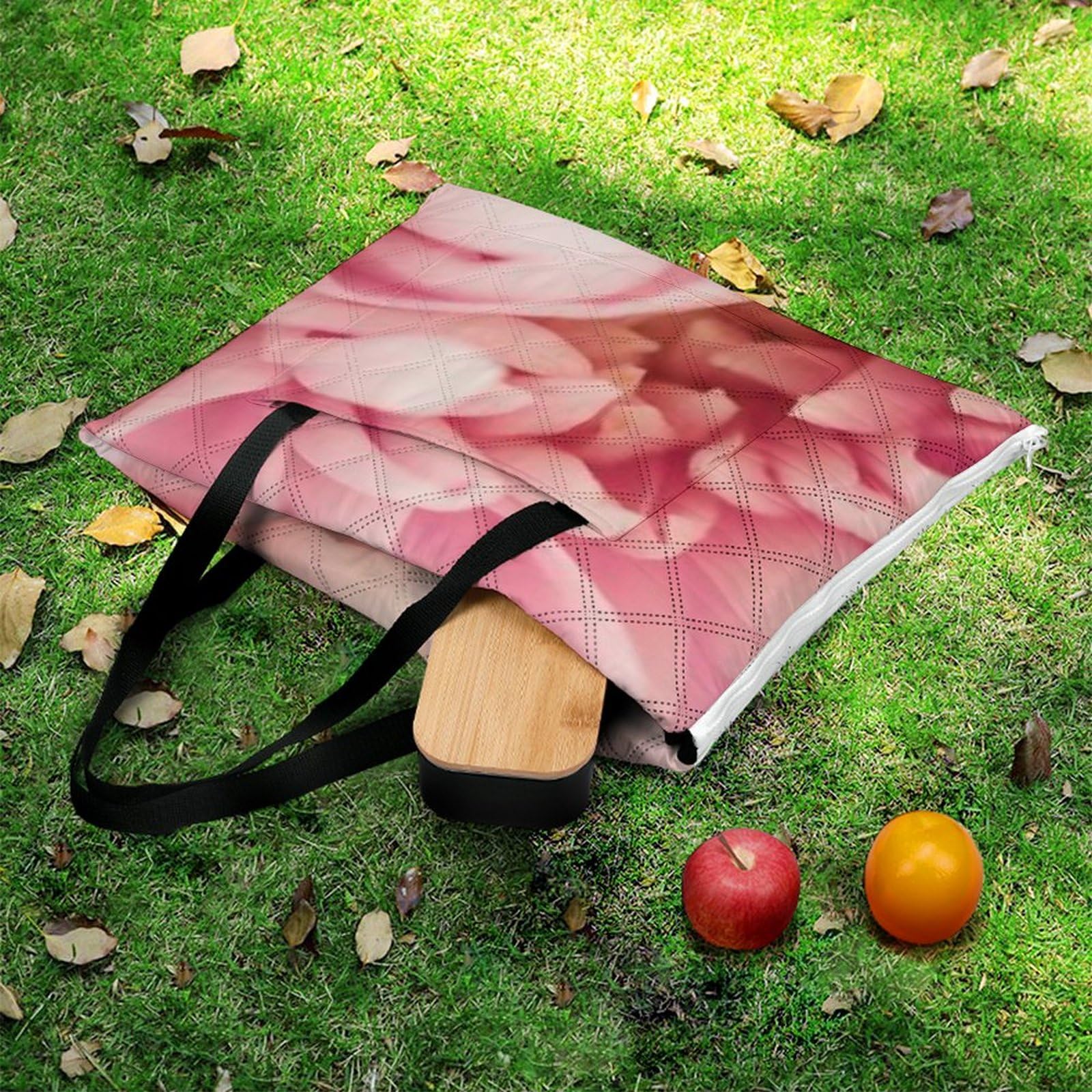 3D Impression Fleurs Couverture Pique Nique Tapis Pique Nique Nappe Picnic Couverture De Pique-Nique pour Le Voyage, Le Camping, Les Vacances, Etc 200x200cm