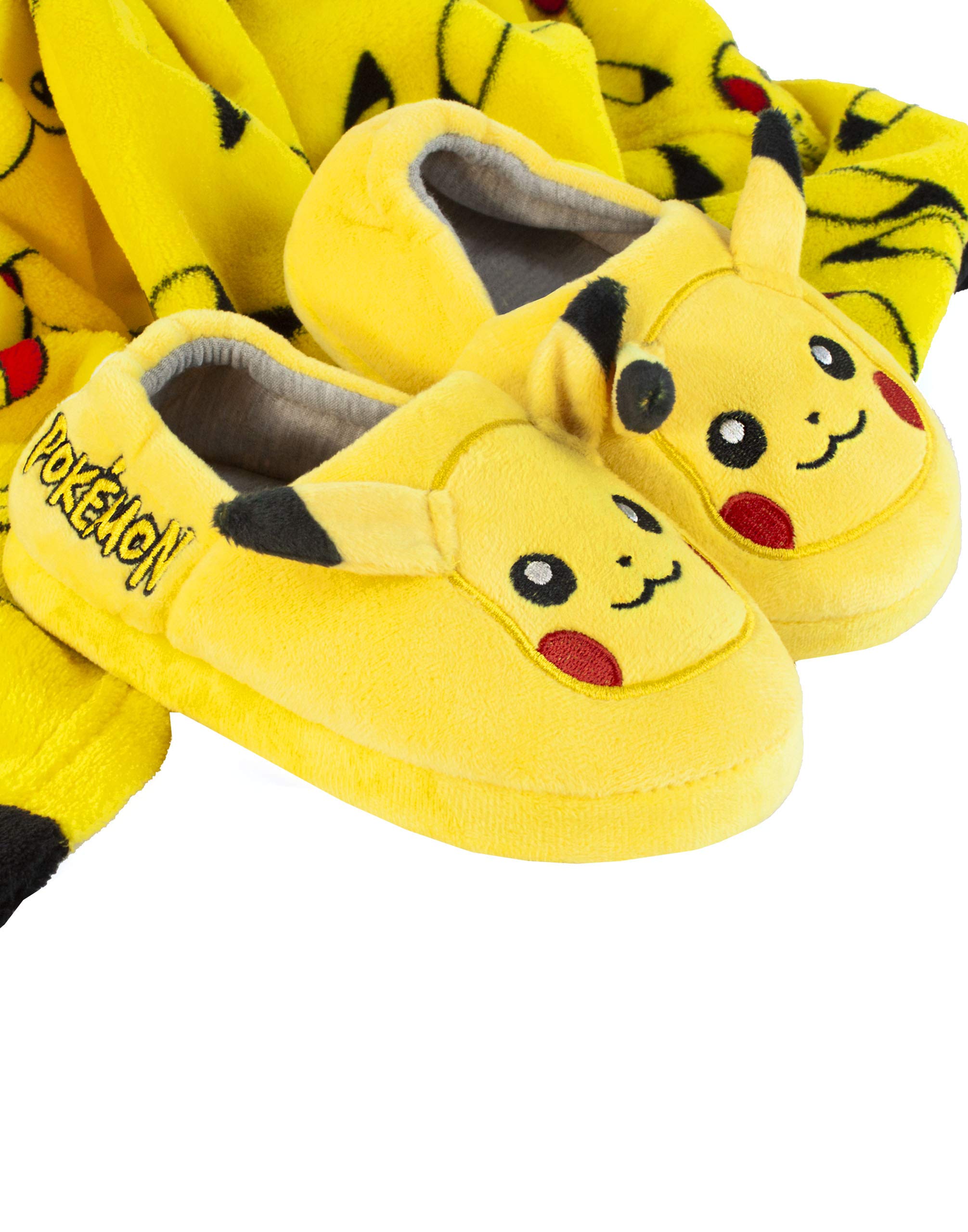 Pokemon Pikachu kapcie dla chłopców i dziewczynek, 3D Character buty dziecięce