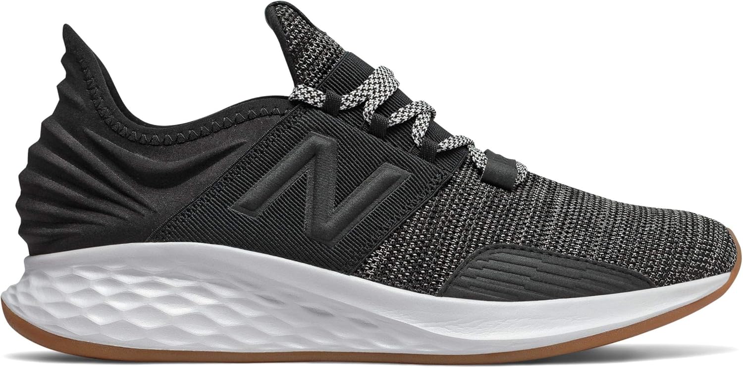 New Balance Men's Fresh Foam Roav V1 Classic Sneaker 8 Black/Summer Fog