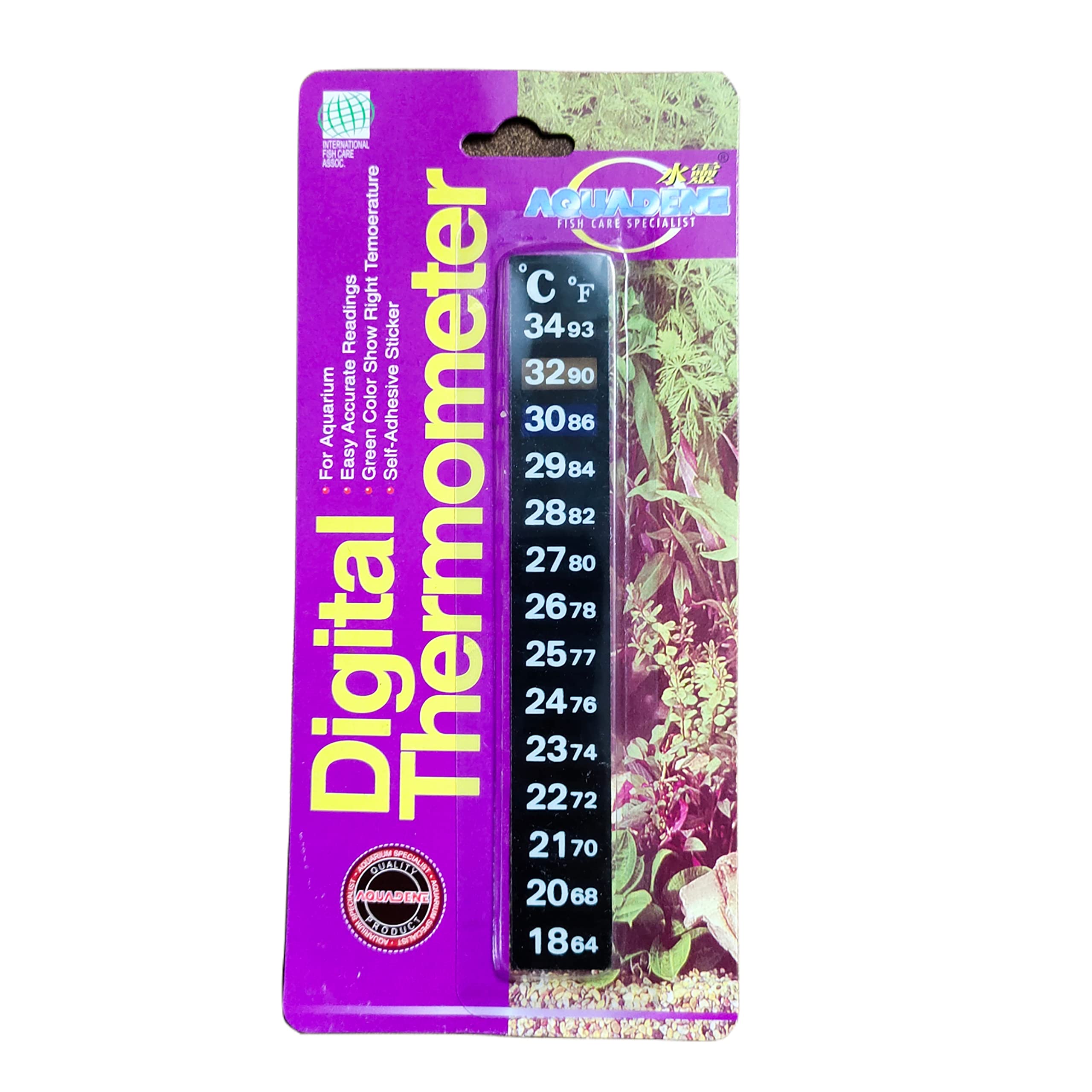 Mistletoe Aquarium Digital Sticker Thermometer Temperature Monitor (Suitable for All Fish Tank) (B0B8PB5JR7) Amazon Price History, Amazon Price Tracker