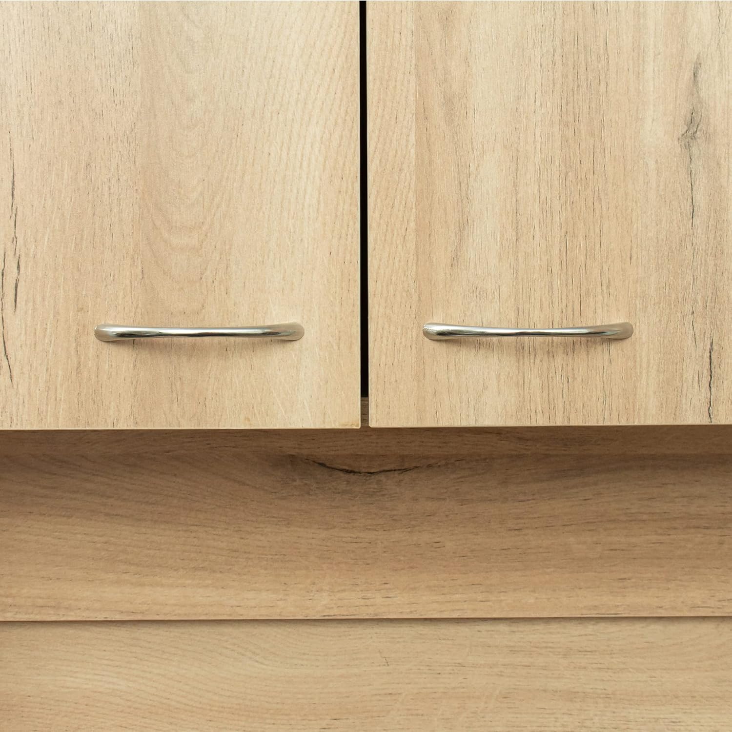 Kitchen Buffet Hutch Storage Cabinet, 70.86" Freestanding Pantry, Tall Wooden Cabinet With Doors and Adjustable Shelves, for Home, Living Room, Wood Color