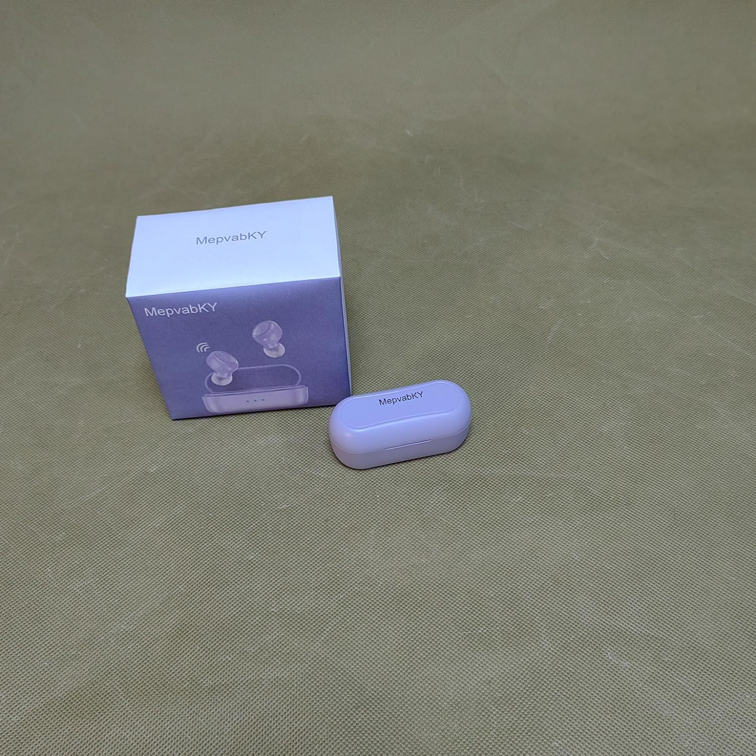 MepvabKY Wireless Earphones, in Ear Headphones, Bluetooth Earphones, Ear Buds with 32H Playtime, Bluetooth Earbuds with Microphone, USB Charging Case