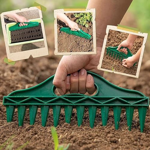 Miniatura 6 de Garden Hand Tools Set - Sowing Dispenser, Plant Repotting Mat for Planting, Seedling, Vegetable, Tomato, Pepper, Flower with Durable Practical