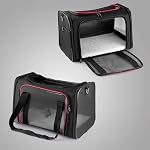 X-ZONE PET Airline Approved Pet Carriers,Soft Sided Collapsible Pet Travel Carrier for Medium Cats and Puppy