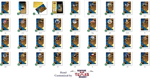 Miniatura 5 de Guardia Costera de los Estados Unidos de encargo magnífica turquesa y madera mármol resina inteligente utilidad cartera, Marrón