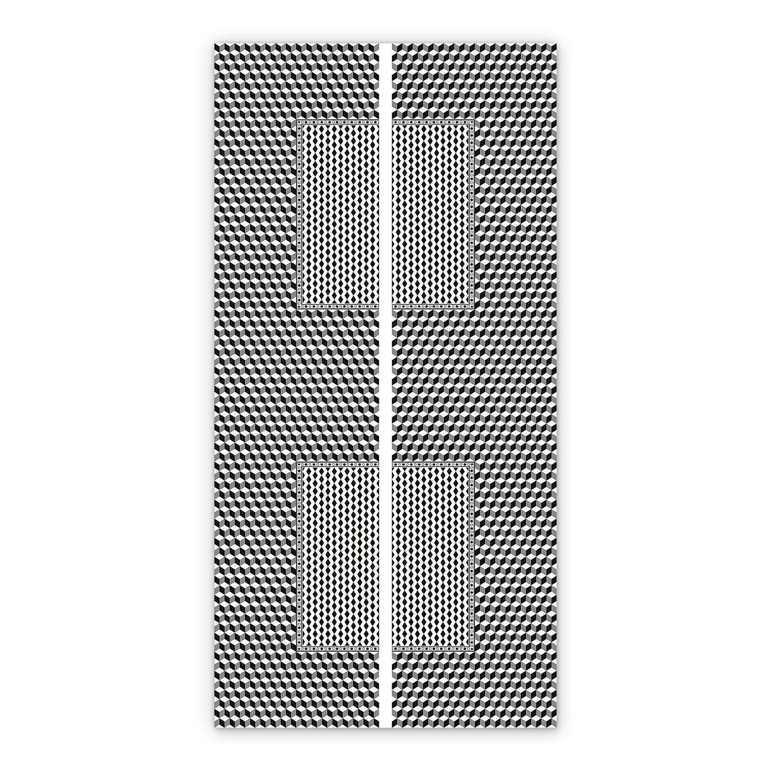 Tapis en PVC linoléum rectangulaire 140x198cm couverture de cuisine sol vinyle