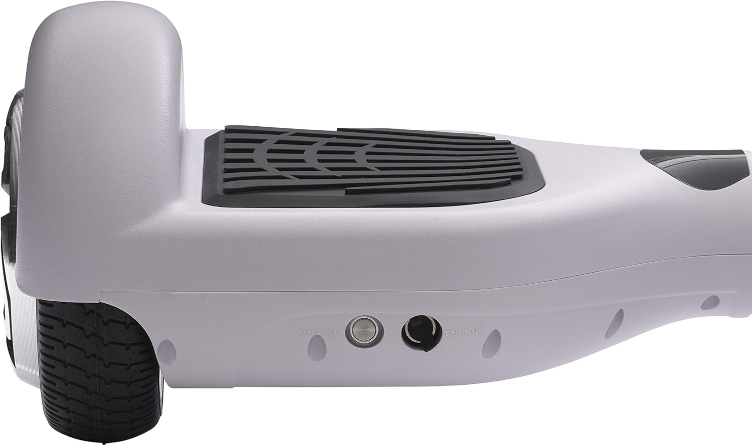 Hoverboard charging port and power button