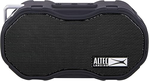 Vista 50 de Altec Lansing Baby Boom XL - Altavoz Bluetooth impermeable, altavoz inalámbrico y portátil para viajes y uso al aire libre, graves profundos y Azul
