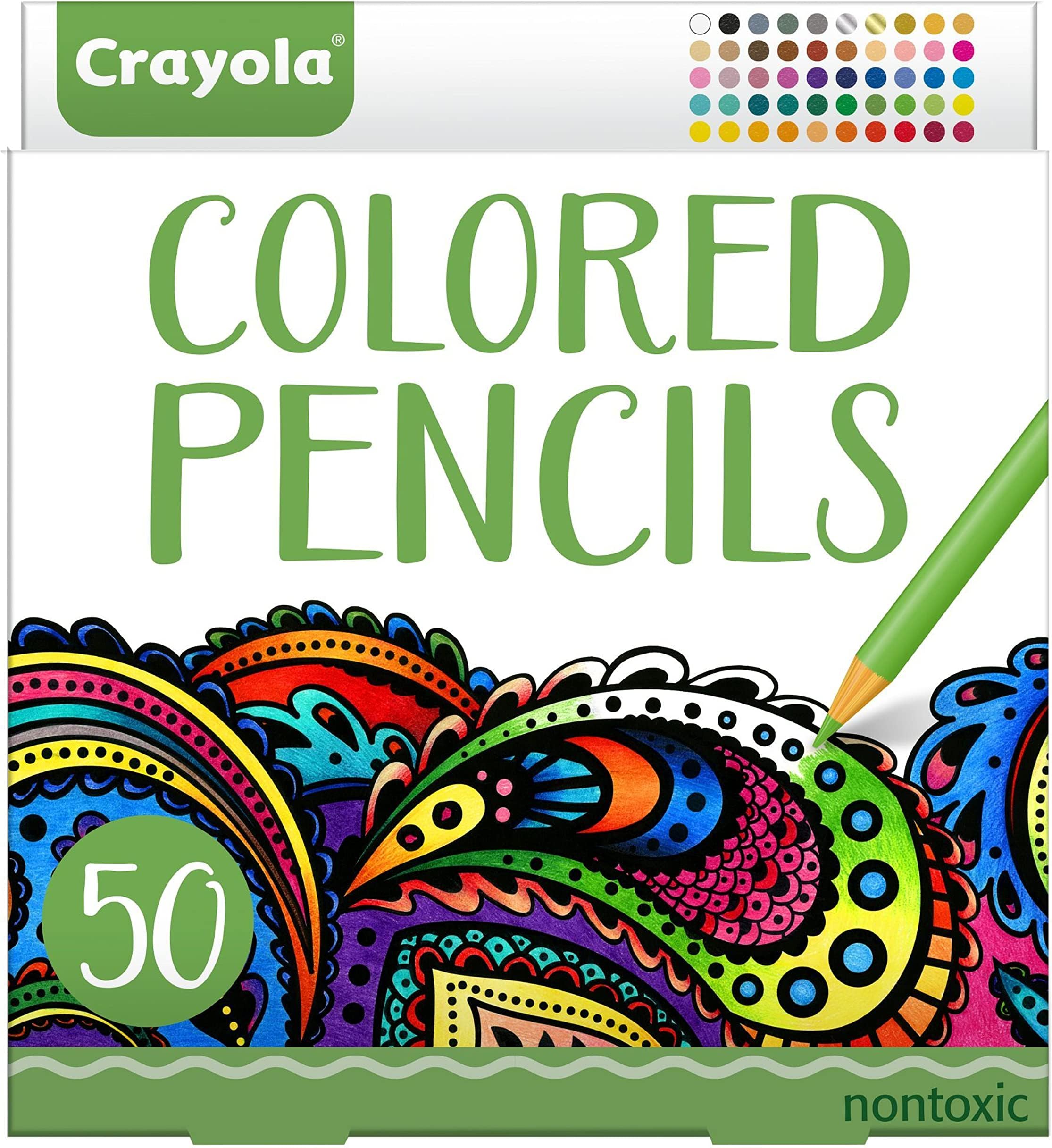 Crayola Pre-Sharpened Colored Pencils for Adult Coloring Books