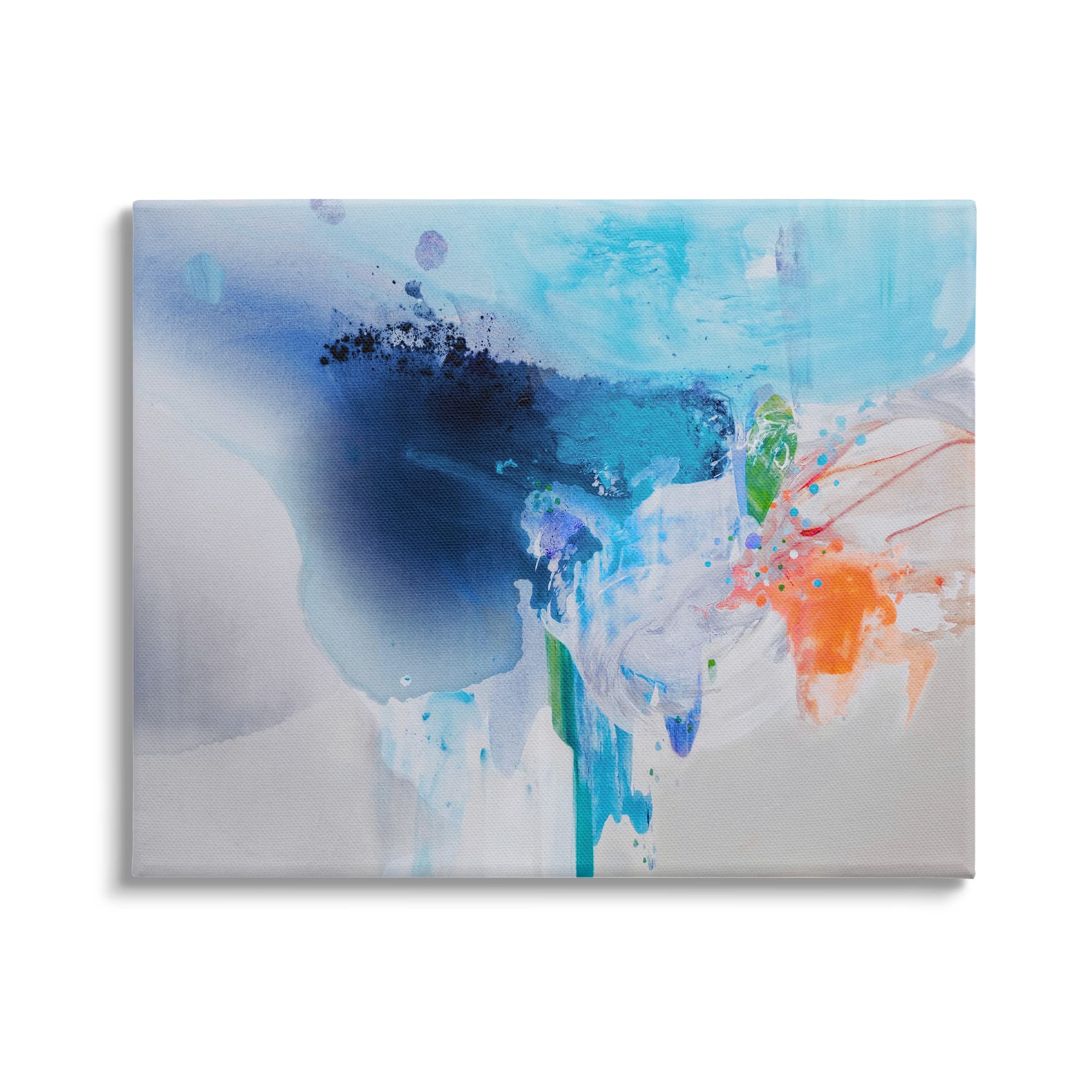 Stupell Industries Intense Painting Abstract Water Splash Fluid Ink Dilution, Design by Lina Alattar