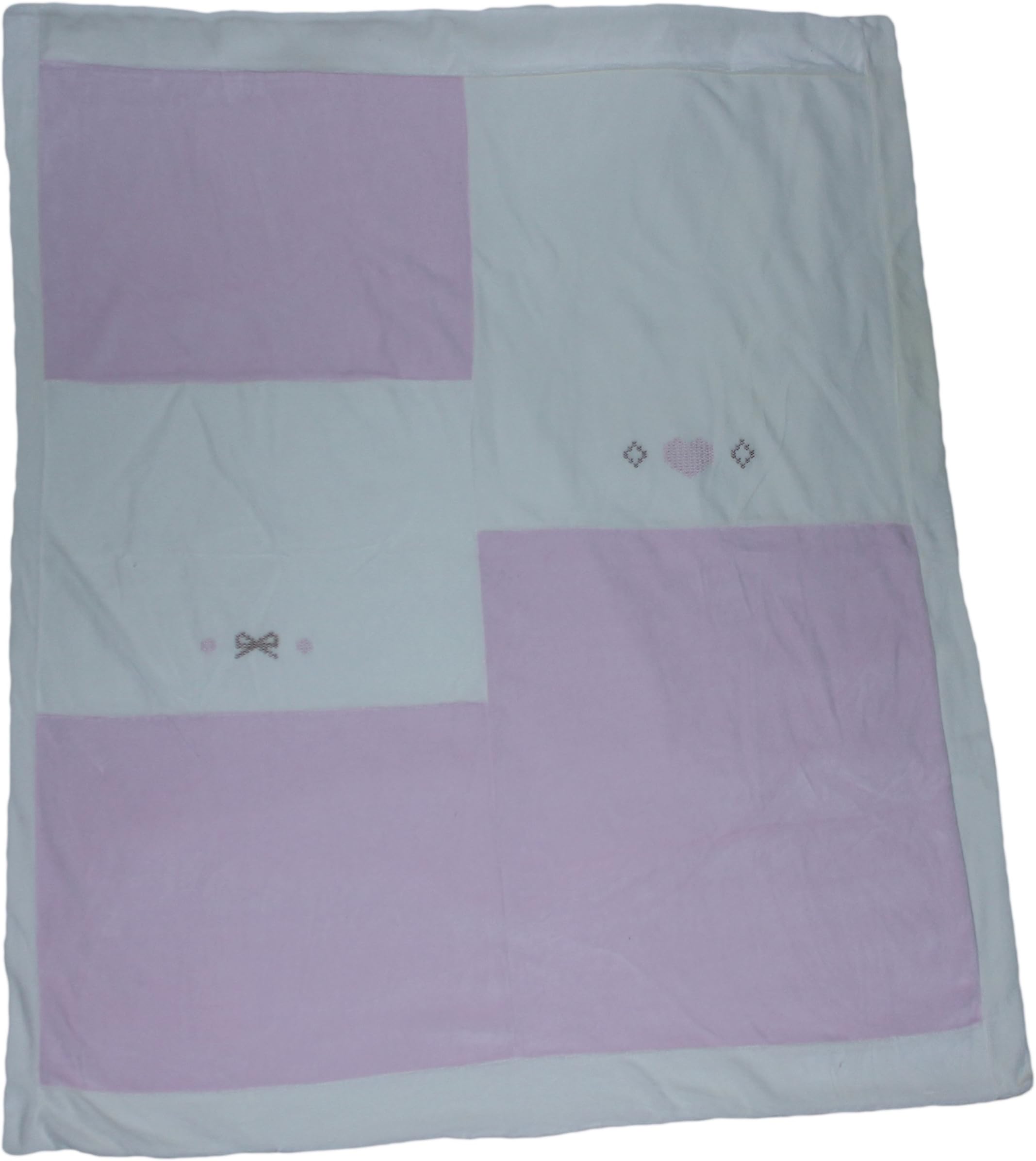 Limon Mignon Pink and Ivory Carriage, Crib Blanket