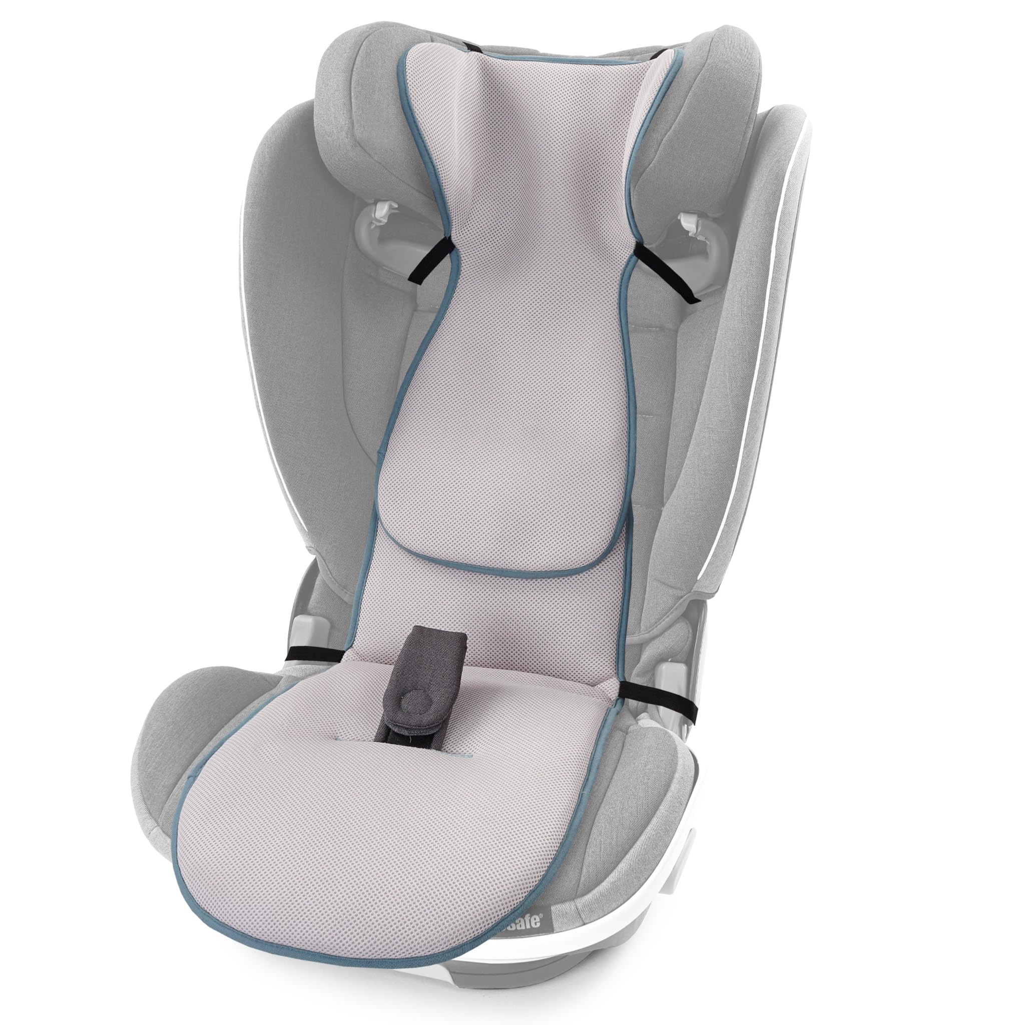 COOLAIR Sitzauflage für Autositze Gruppe 1-3 I Atmungsaktive Sommer Sitzeinlage Autositz 9kg-36kg I Sommerbezug, Schonbezug waschbar - schützt den Sitz vor Flecken