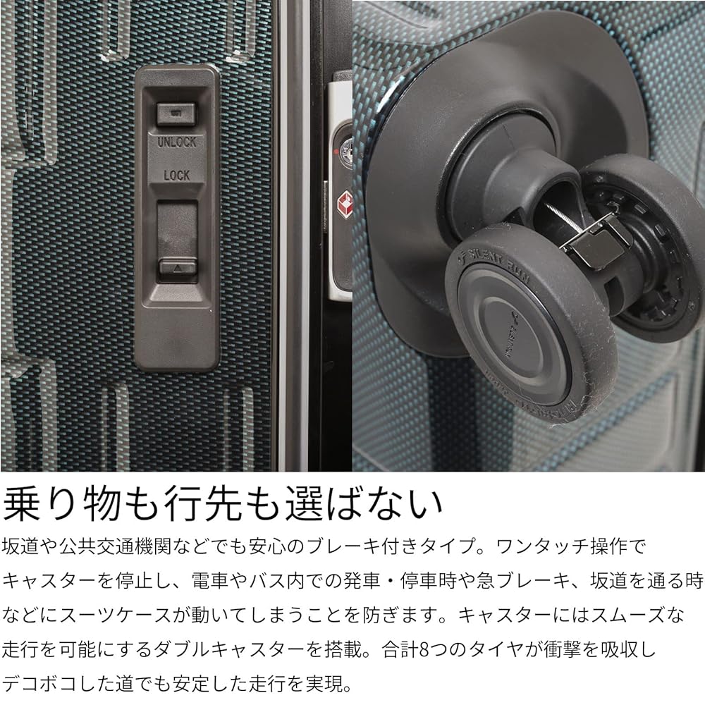Amazon | [スカイナビゲーター] スーツケース 大型 ストッパー