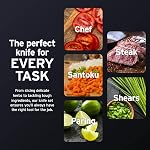 Ninja NeverDull® 10-Piece Premium German Stainless Steel Knife System, Space-Saving Removeable Sharpener, 10-Year Guarantee, Razor Sharp Knives, NeverDull Technology, NK32010BK1, Black