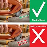 Smith's 50603 Aiguiseur de Lame de Tondeuse à Gazon Portable – Poignée surdimensionnée et Grande Protection de sécurité – Plastique Durable – Facile à Utiliser – Brosse de Nettoyage de Fil – Lame en - 7