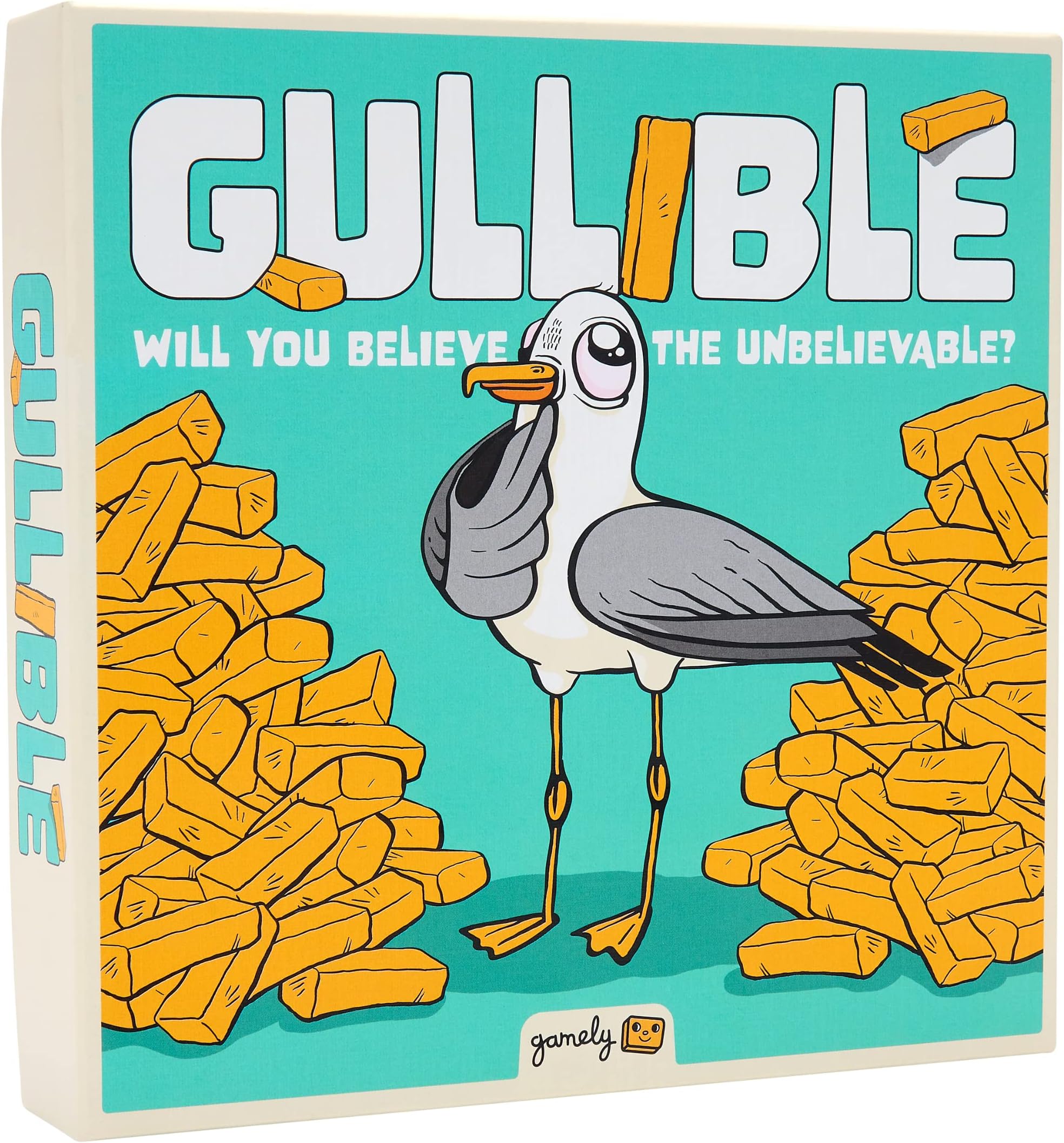 Gullible: The super-fun party game of creativity, bluffing and hilarious facts. Will you fool your family and friends or believe the unbelievable? (Gullible)