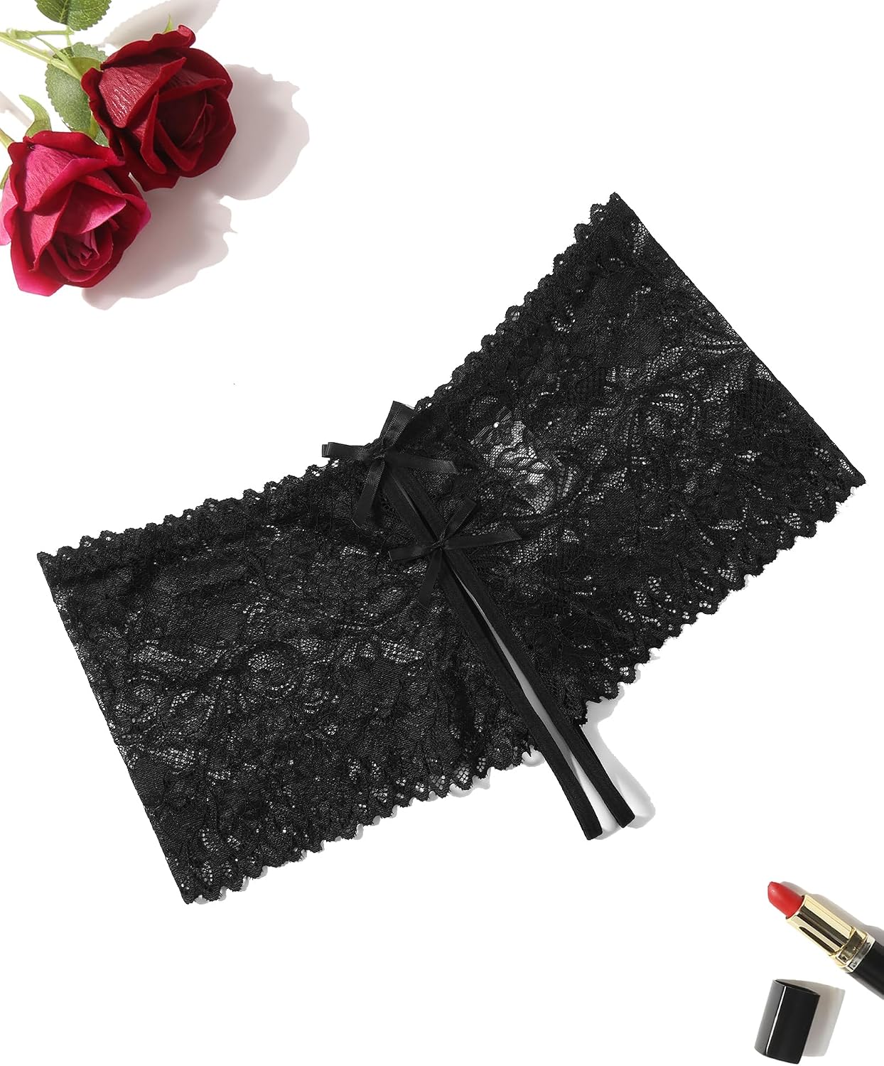 Avidlove Sexy Panties for Women Lace Underwear High Waist Cheeky Panty