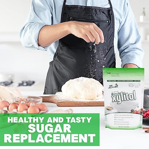 Miniatura 4 de Edulcorante de Abedul Xylitol de Zveet (fabricado en EE. UU)