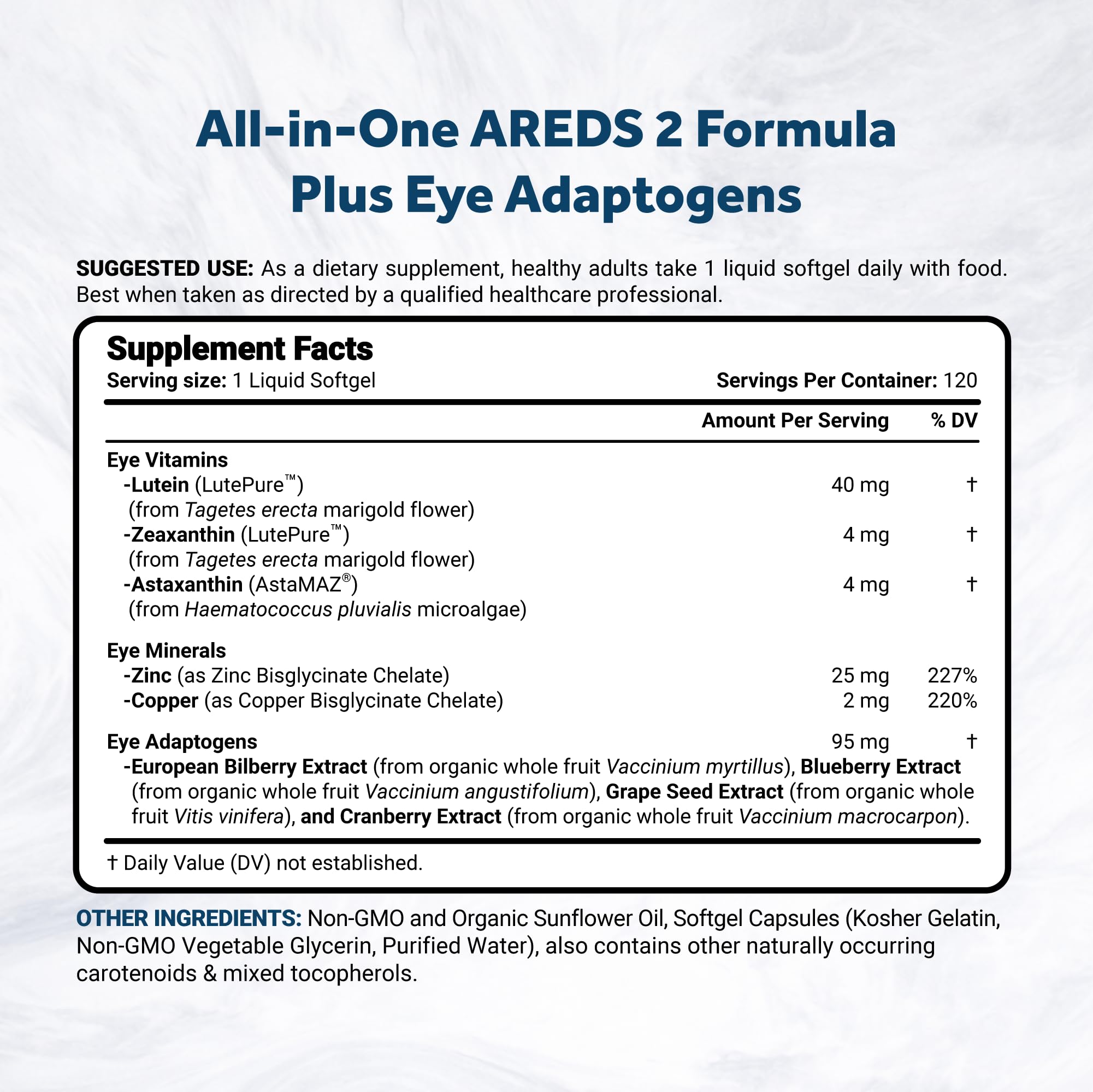 Naturalis Areds2 120 Softgels | Clinically Based Eye Supplement — Amazon image 2