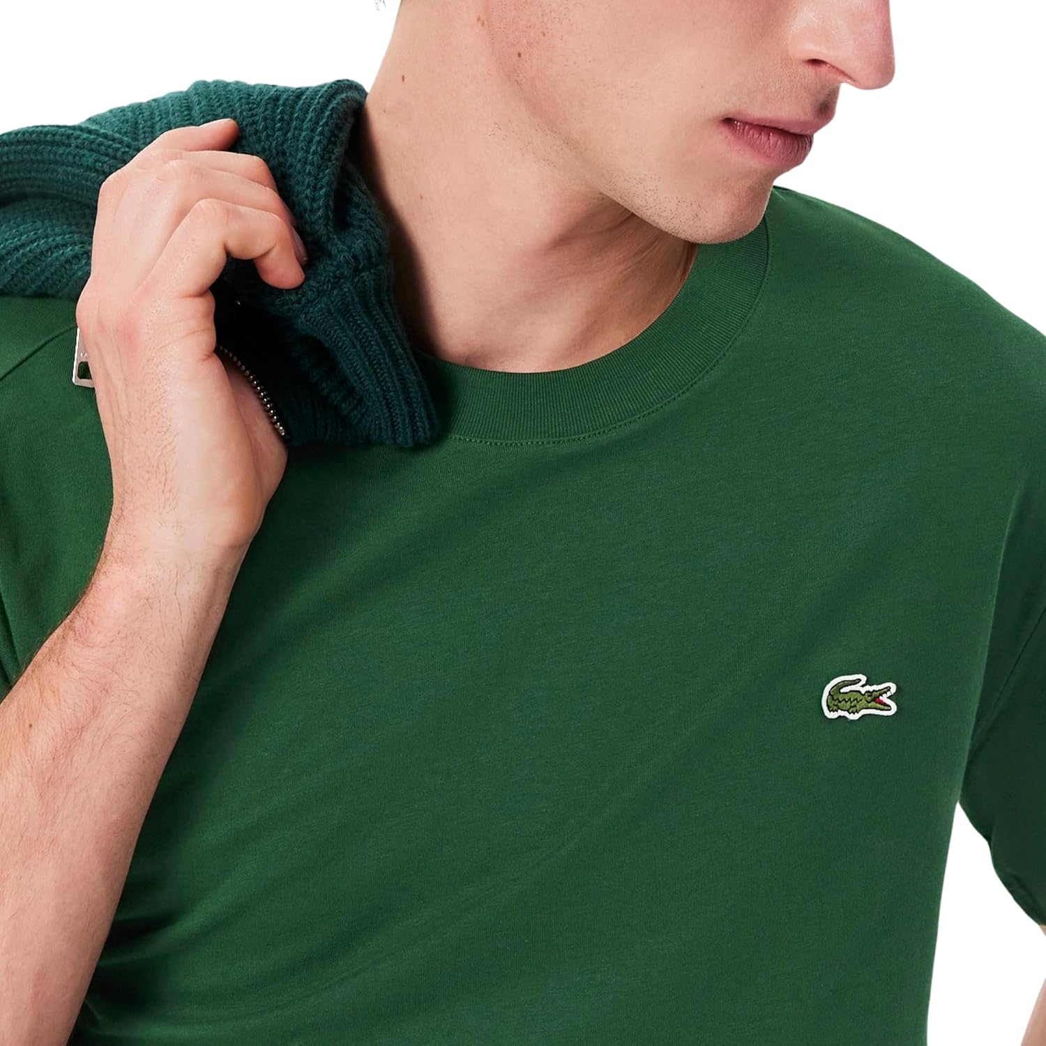 Lacoste Men's Cotton Logo Tee - Image 2