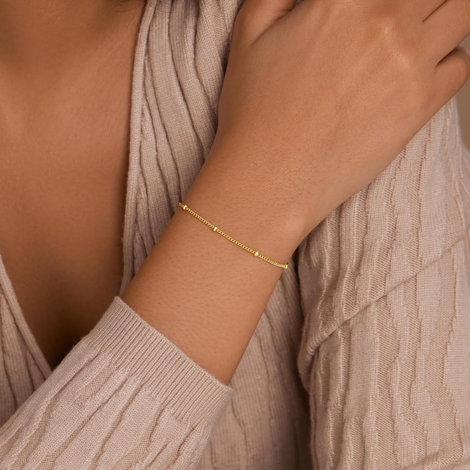 Gold Jesus Cross Bracelets for Women Trendy, 14K Dainty Gold Plated Religious Bracelets for Women Bulk, Christian Baptism Gifts for Women Mom Her - Image 7