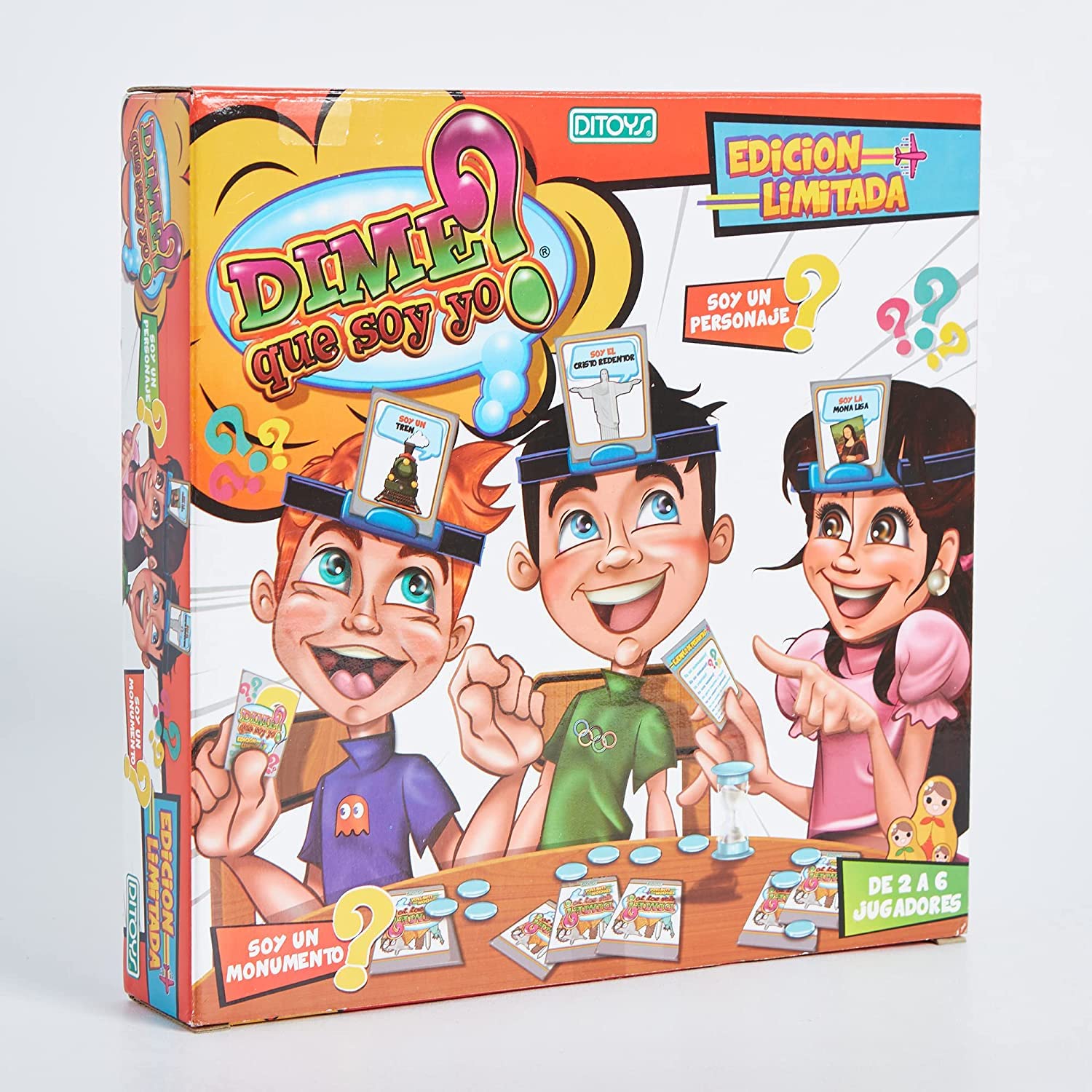 DITOYS Team Card Game “What Am I Limited Edition” Guess The Character  Kids Game Family Games for Young Children 2-6 Player Games in Spanish