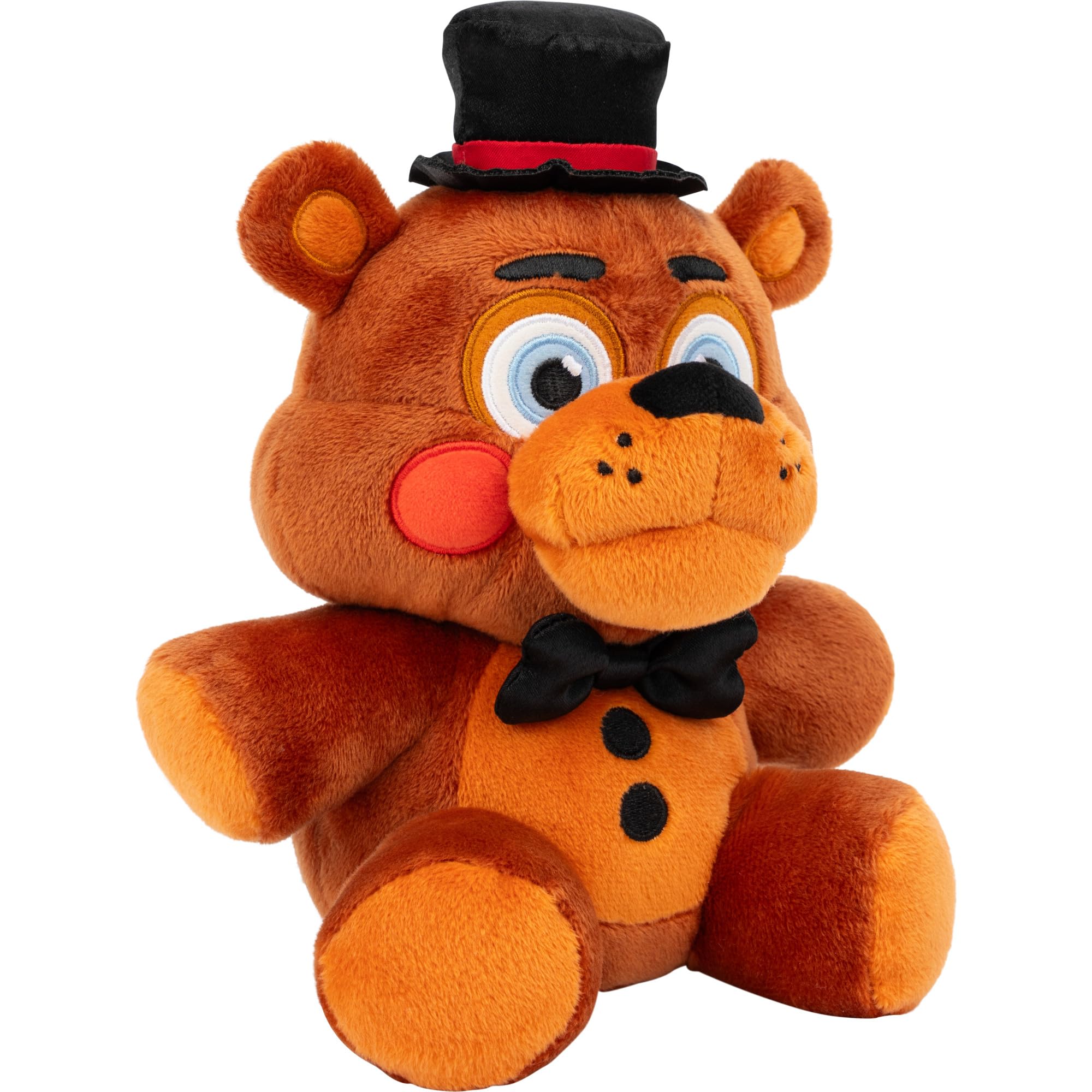 Jazwares Five Nights at Freddy’s Toy Freddy Plush - 8-Inch Stuffie with Soft Material and Glow-in-The-Dark Eyes - 3