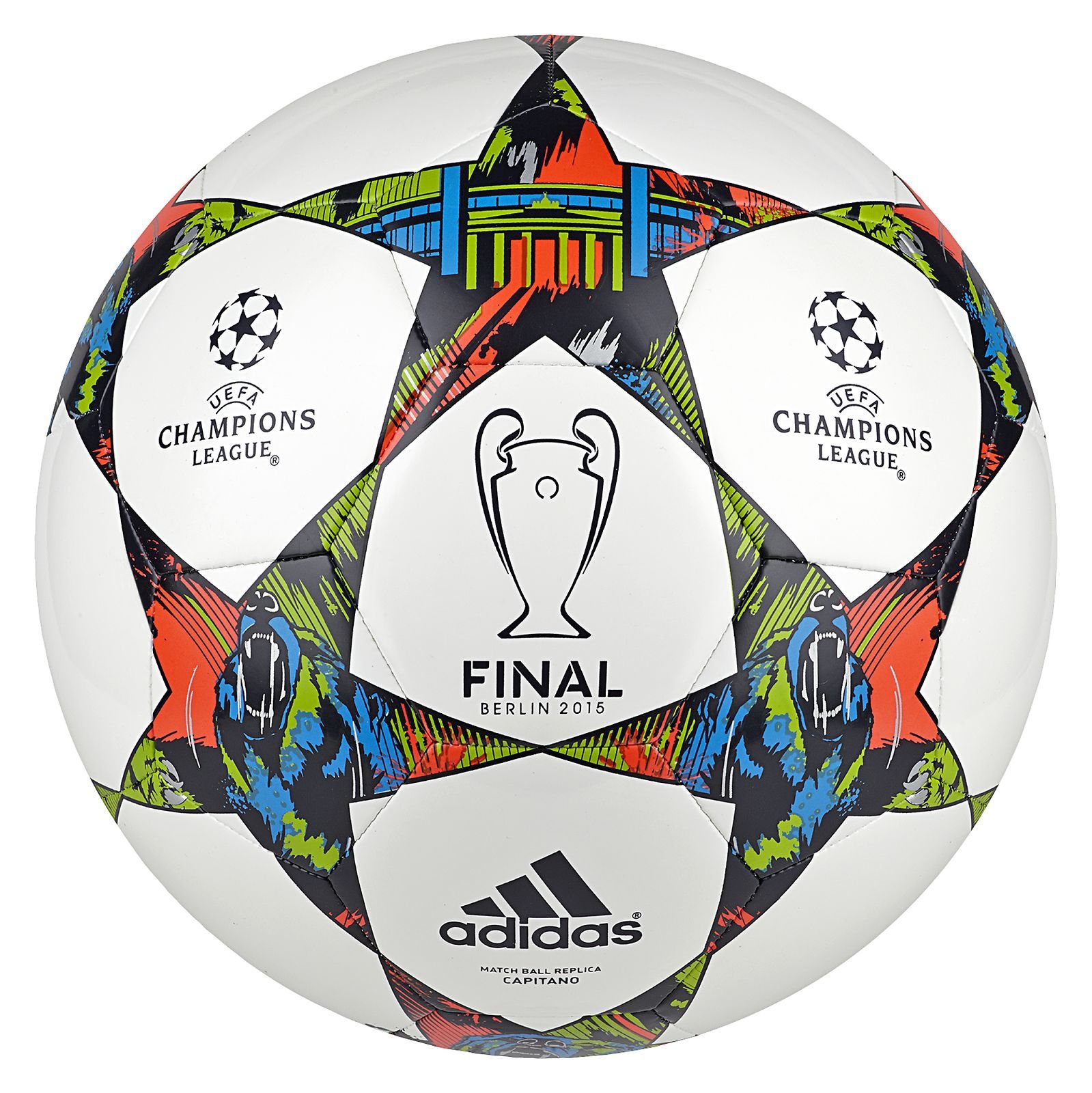  Champions League UEFA2004公式 フィナーレ adidas Performance Finale Bola de Futebol Berlin Capitano, Branco