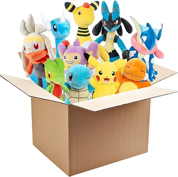 Pokemon 12" & 8" Plush Mystery Blind Box 2 Pack - Includes 1 Assortment Figure of 8" and 12" - Officially Licensed - Authentic Plush - Styles May Vary - Gift for Kids, Boys and Girls - Ages 2 and Up