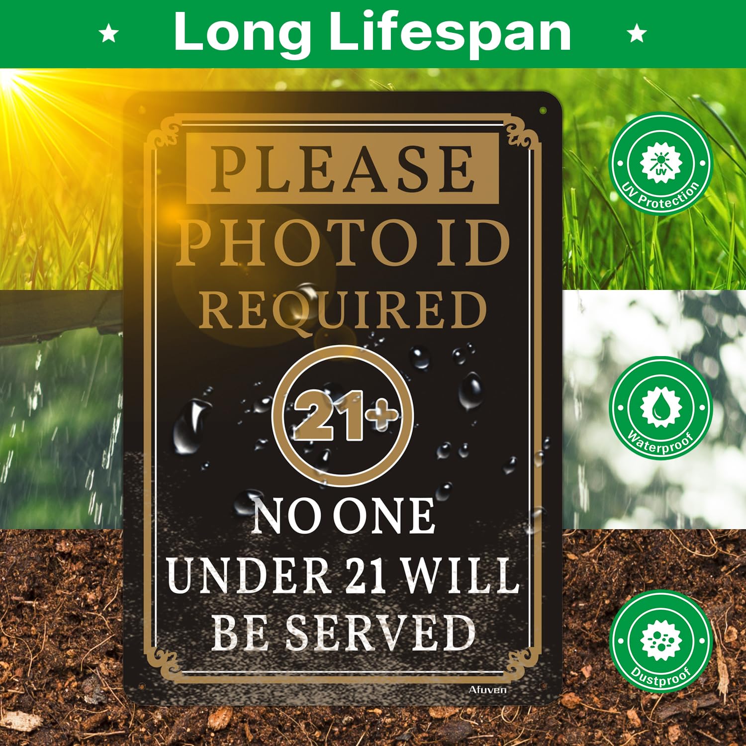 Amazon | 写真付きIDが必要です No One Under 21 Will Be Served