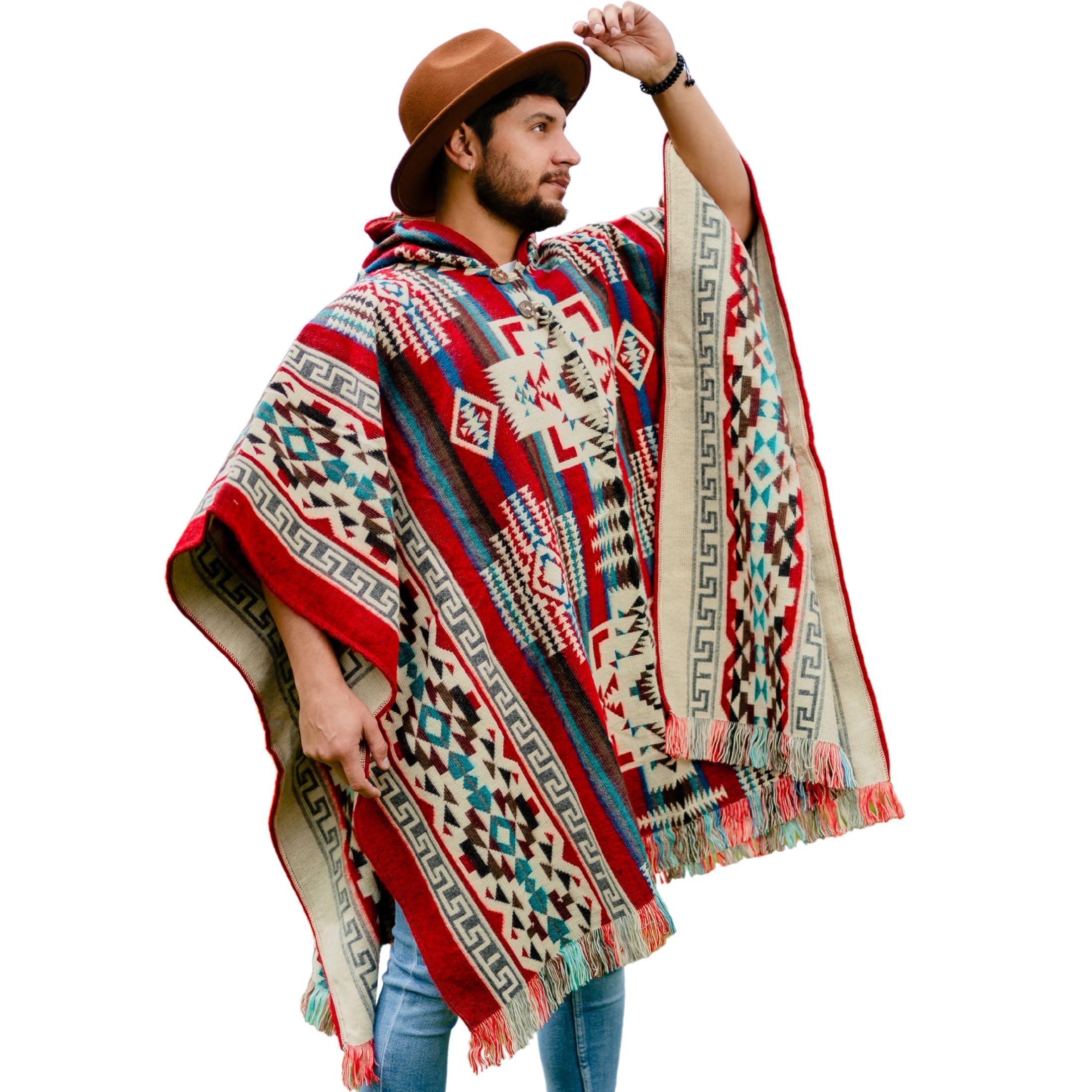 Alpaca World | Alpaca ponchos for men and women | Handmade with the best baby alpaca wool material by Ecuadorian artisans