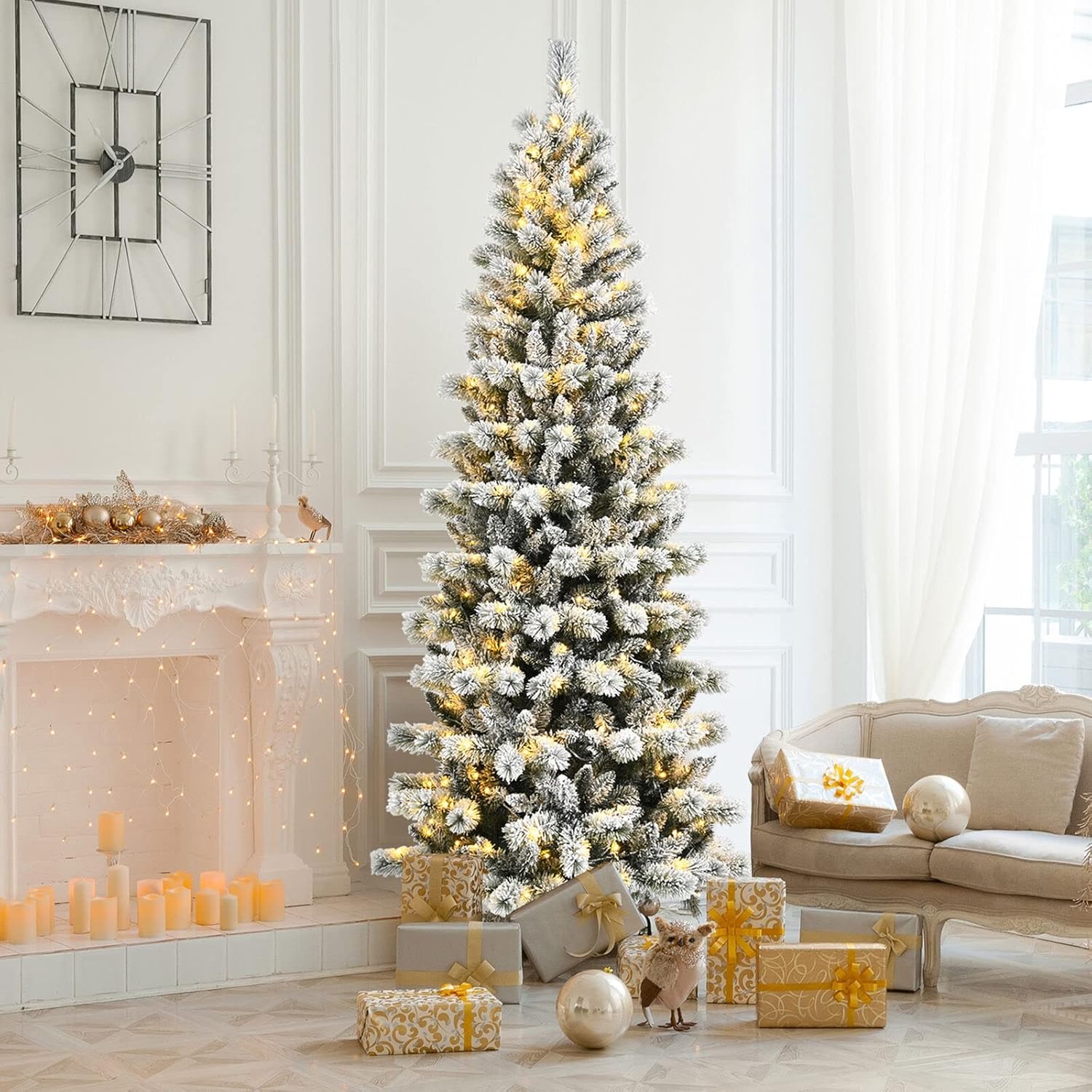 MultiFunction Christmas Tree, 8ft Christmas Trees Prelit