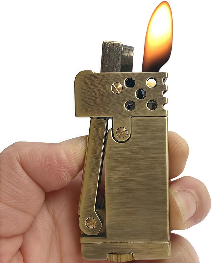 vintage-trench-lighter-cool-pressure-ignition-lighters-fluid-refillable
