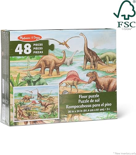Miniatura 3 de Rompecabezas de dinosaurios 48piezas 2x3pies