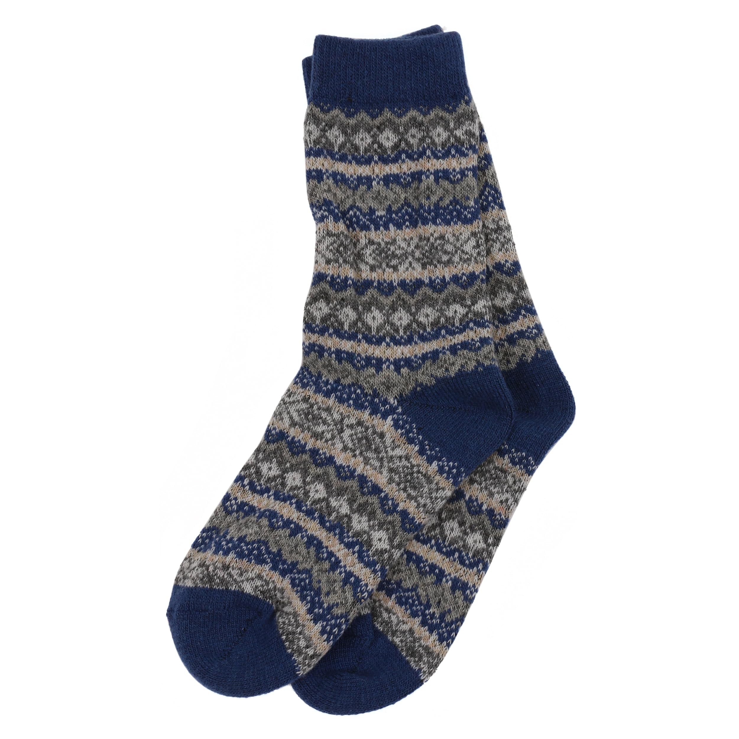 Icewear Unisex Blue Skrúður Wool Blend Nordic Socks (, 39-42)