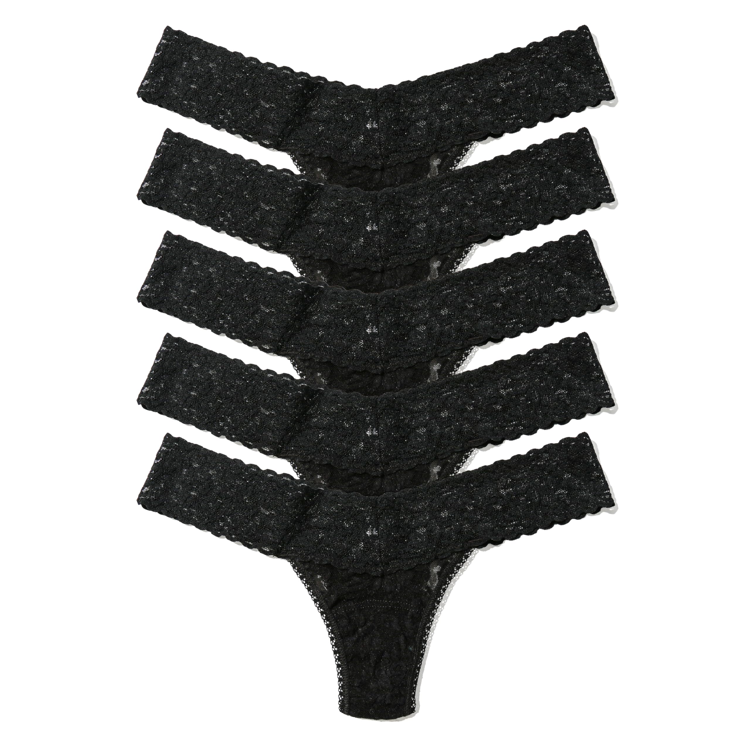 Hanky Panky, Signature Lace Low Rise Thong 3 Pack, One Size fits 2-12