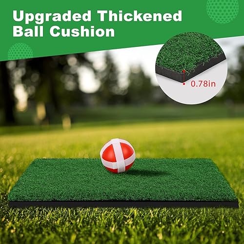 Miniatura 6 de TOY Life Chipping - Tapetes de práctica de golf, juego de golf, tapete de entrenamiento para interiores y exteriores, para adultos, familia, niños,