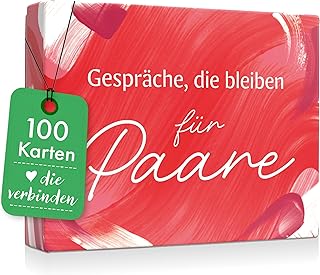 Inovida Deep Talk Kartenspiel für Paare – 100 Fragen über Gefühle, Leidenschaft, Träume – Erzähl doch mal Karten – Paarzeit Karten – Erzählt euch mehr für Paare – Deep Talk Spiel für Erwachsene