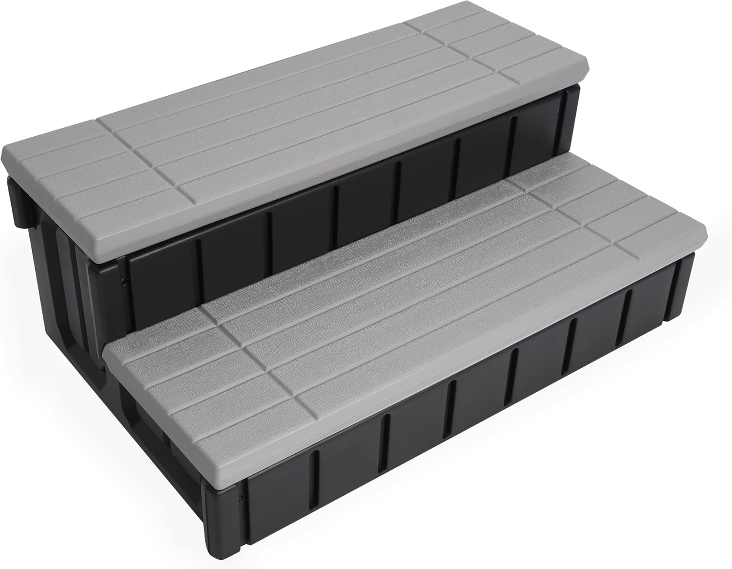 KUAFU Universal Spa Hot Tub Step with Storage Outdoor Indoor Compartment Spa 2Step