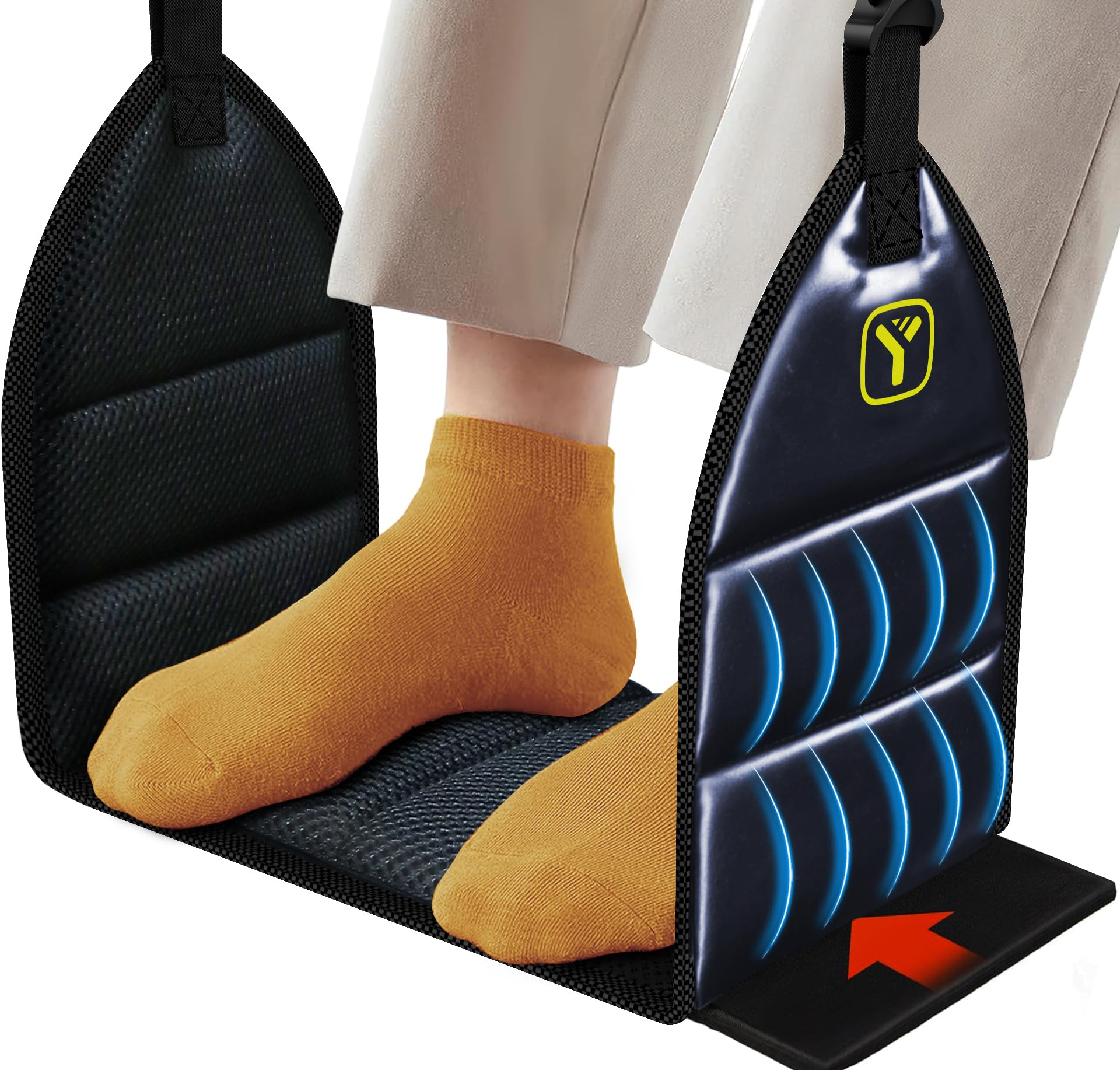 Repose pieds de Bureau, Repose pieds Réglable Hamac de Bureau Respirant Repose pieds de Bureau, Repose pieds Réglable Hamac de Bureau Respirant