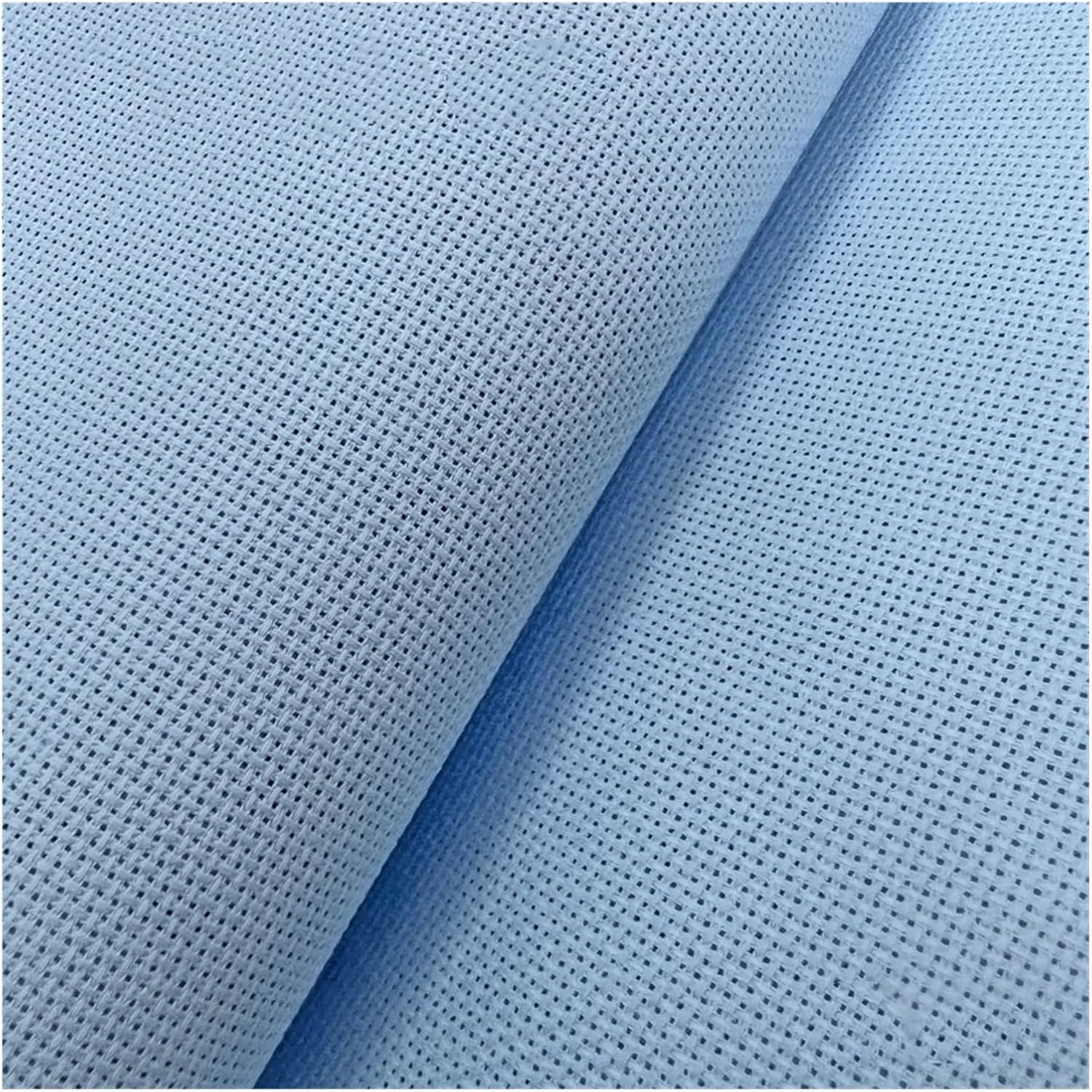 Cross Stitch Fabric 16CT Cross Stitch Canvas Embroidery Fabric 100x150CM for Craft, Handmade Needlework, DIY Handicrafts(16CT Cream)