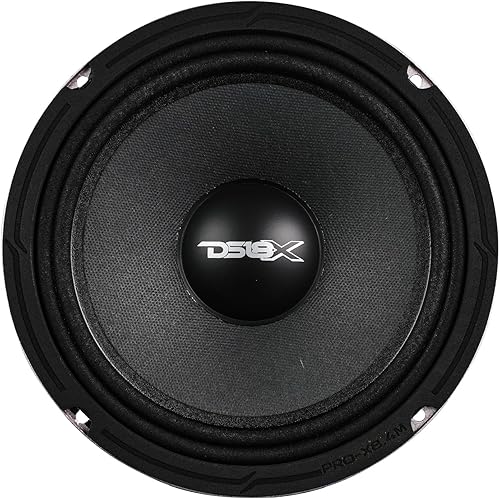 Miniatura 58 de DS18 PRO-X6.4M - Altavoz de 6.5 pulgadas, rango medio, bala de aluminio roja, 500 W máximo, 250 W RMS, 4 ohmios, altavoces de puerta de audio