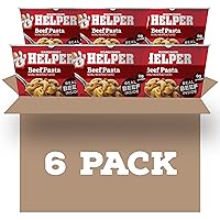 Vista 1 de Hamburger Helper Vaso para microondas de pasta de res (2 onzas – 6 unidades) sin sabores artificiales, listo en 4 minutos, comidas rápidas