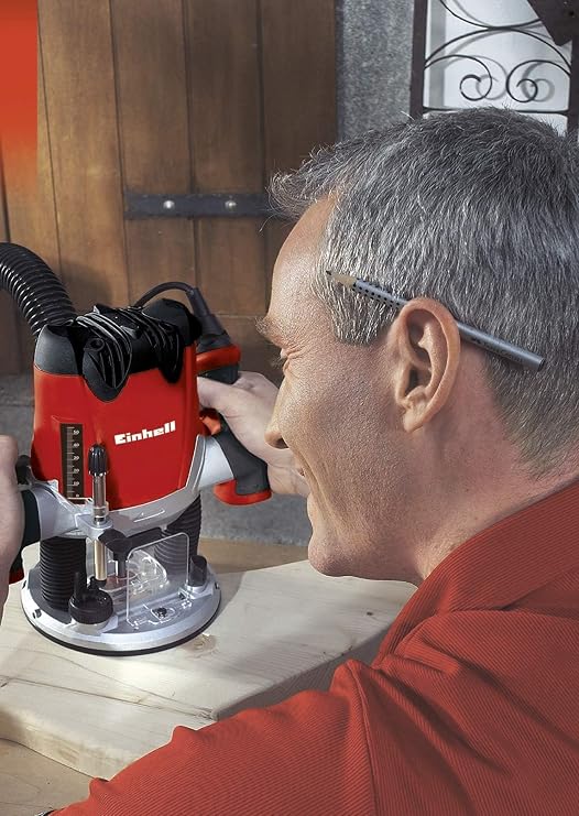 Orijinal Einhell 15 Parça Freze Ucu Seti (Ahşap için freze aksesuarları, 8 mm sap, farklı profil frezeleme, ahşap saklama kutusu) - 49757291