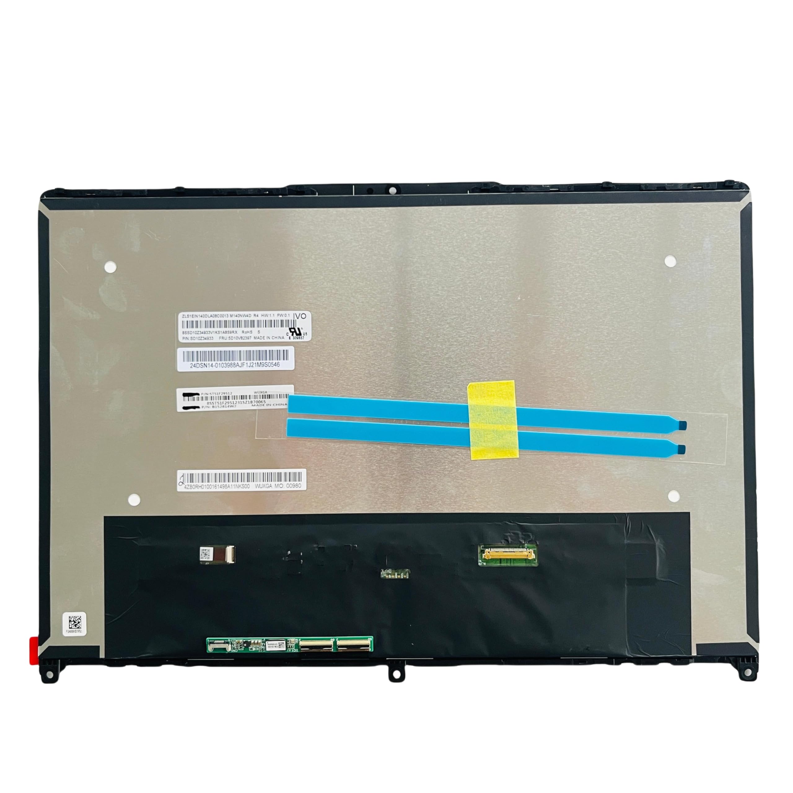Repuesto para Lenovo IdeaPad Flex 5-14ALC7 5-14IAU7 5-14ABR8 5-14IRU8 pantalla táctil LCD digitalizador Asamblea 5D10S39785 5D10S39787 5D10S39788