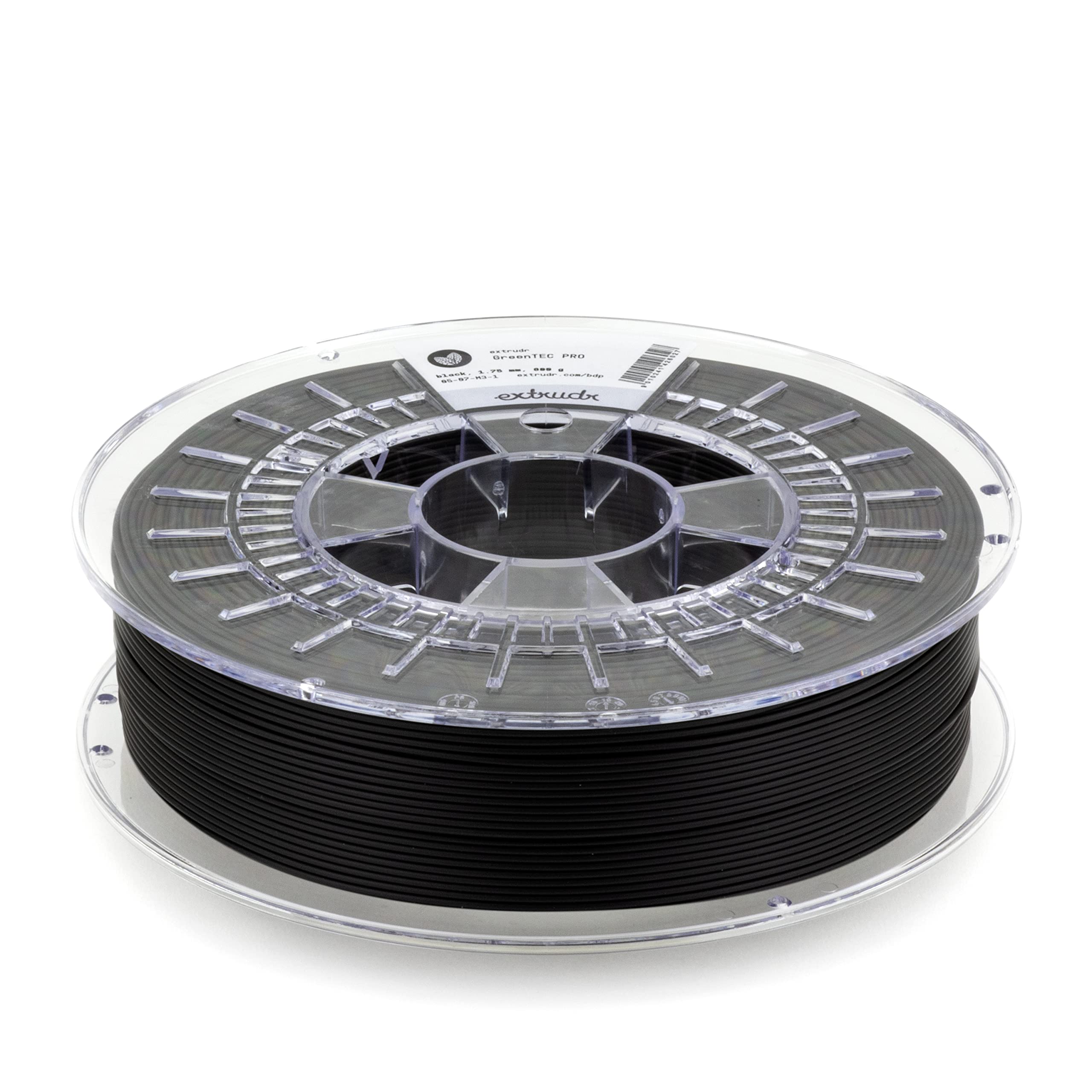 extrudr® BDP ø1,75 mm (0,8 kg) Greentec PRO 'CZARNY" - ekologiczny filament bez ropy naftowej! Biodegradowalny! Made in Austria - europejska jakość za rozsądną cenę!